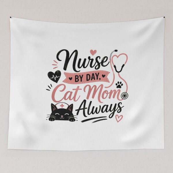 Item preview, Cat Nurse Life | Cute Nurse Cat T-Shirt | Funny RN Cat Lover Gift designed and sold by 1PRINTORA1.