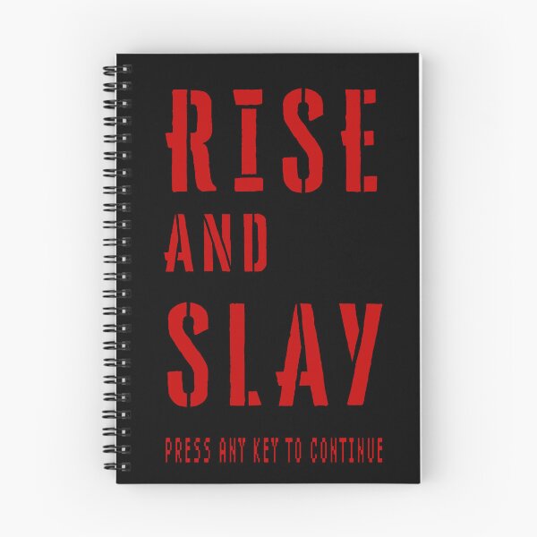 Item preview, Rise and Slay Retro Arcade Gaming Stencil designed and sold by Go Easy Apparel.