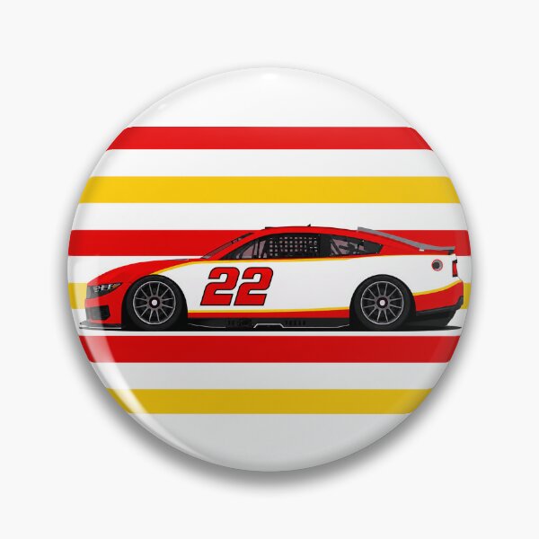 Item preview, Joey Logano #22 Red & White Nascar  designed and sold by PitWallArt.