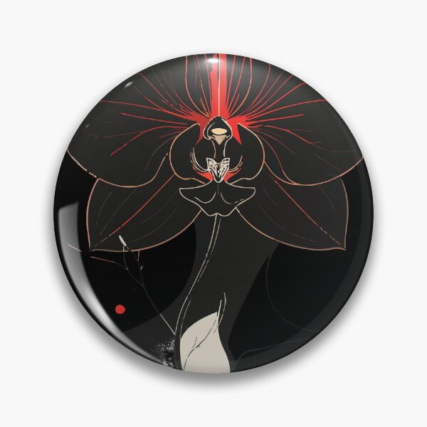 Item preview, Bloodmoon - Black Orchid Gothic Botanical Art designed and sold by AvalonMoss.
