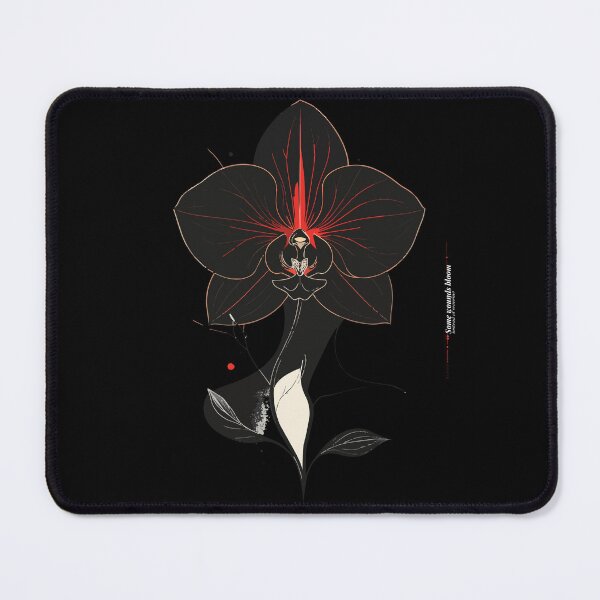 Item preview, Bloodmoon - Black Orchid Gothic Botanical Art designed and sold by AvalonMoss.