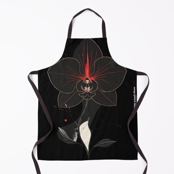 Item preview, Bloodmoon - Black Orchid Gothic Botanical Art designed and sold by AvalonMoss.