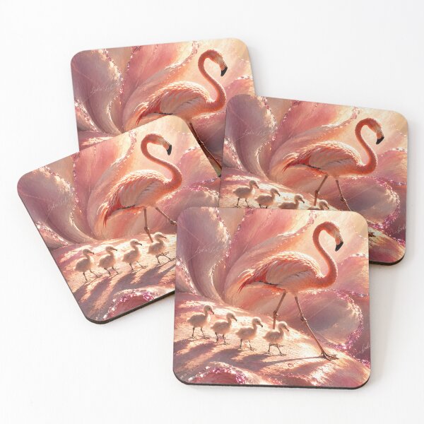 Item preview, Flamingo - Proud Mother of Four designed and sold by LuluLeb.