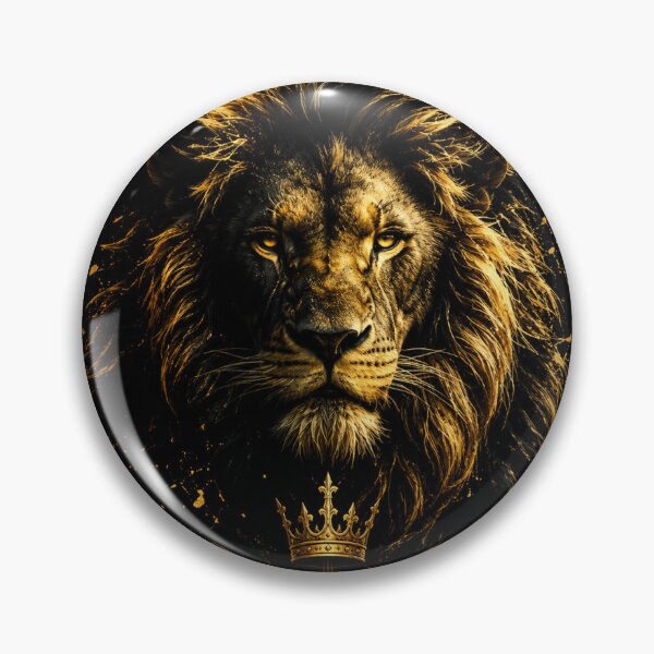 Item preview, Golden Majesty: The Lion King ⭐ (Best) designed and sold by Nileshgupta12.