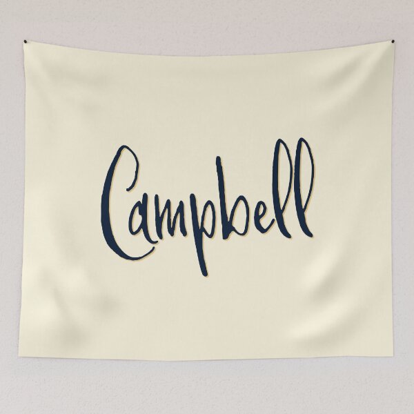 Item preview, CAMPBELL personalized type design designed and sold by CharlottePlaceArt.