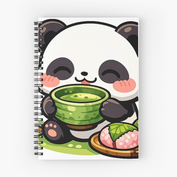 Item preview, Kawaii Panda Matcha Tea Ceremony Sticker | Cute Japanese Tea Time Anime Vector Design designed and sold by kawaii animal store (in Japan).