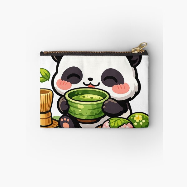Item preview, Kawaii Panda Matcha Tea Ceremony Sticker | Cute Japanese Tea Time Anime Vector Design designed and sold by kawaii animal store (in Japan).