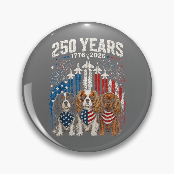 Item preview, 250 Years America Cavalier King Charles Spaniel 4th of July designed and sold by KristineLi.