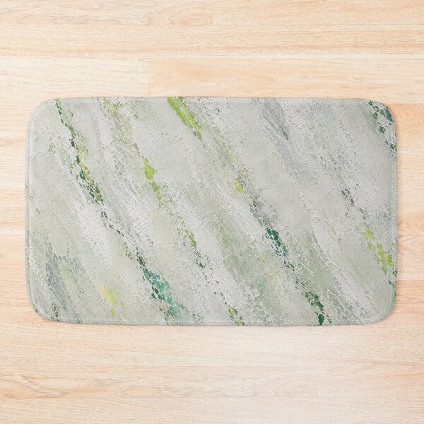 Item preview, Abstract Green and Silver Fluid Art designed and sold by Ingorgia Studio.