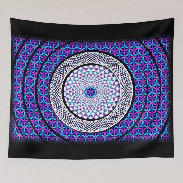 Item preview, Flower of Life Vortex sideways designed and sold by Ayafox.