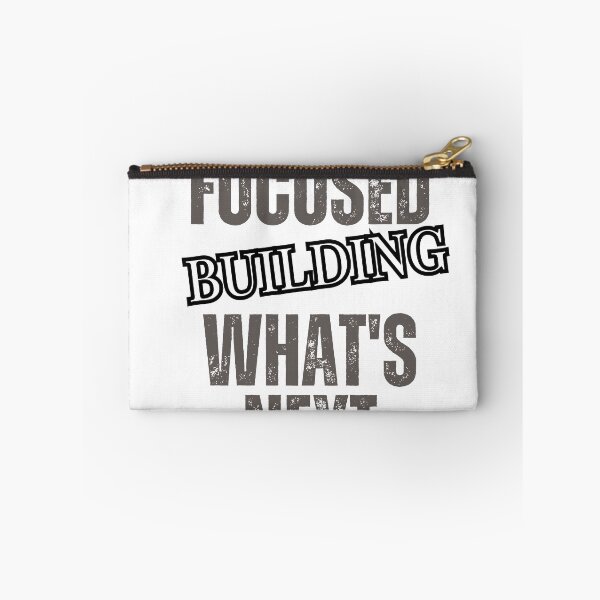 Item preview, Dedicated. Focused. Building What's Next – Inspirational Motivation Typography Design designed and sold by CKADigital.