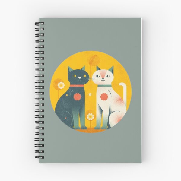 Item preview, Two Cats in a Sunny Garden designed and sold by mellow-koko.