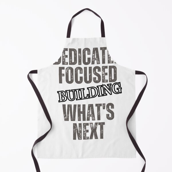 Item preview, Dedicated. Focused. Building What's Next – Inspirational Motivation Typography Design designed and sold by CKADigital.