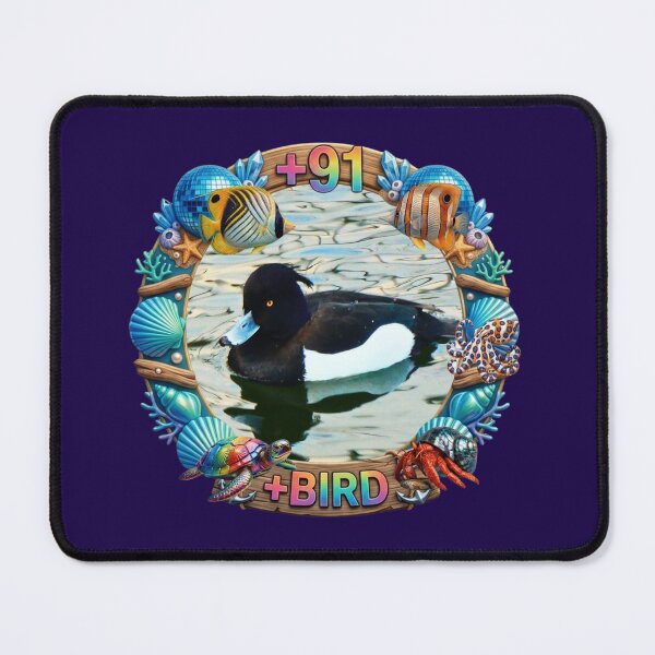 Item preview, +91BIRD TEDDO Logo: Exclusive Tufted Duck Marine Reef Edition designed and sold by Plus91BIRD.