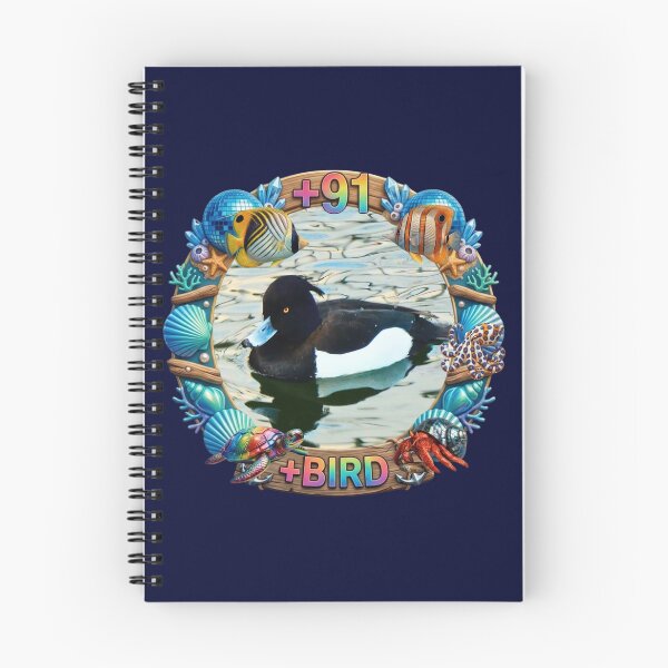 Item preview, +91BIRD TEDDO Logo: Exclusive Tufted Duck Marine Reef Edition designed and sold by Plus91BIRD.