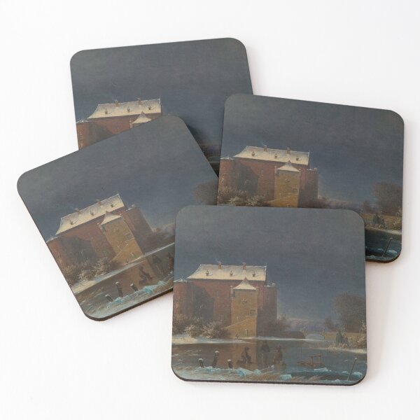 Item preview, Georg Emil Libert Snow scene the haunted house designed and sold by Vintage Designs +.