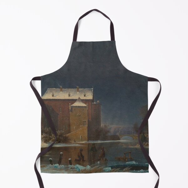 Item preview, Georg Emil Libert Snow scene the haunted house designed and sold by Vintage Designs +.