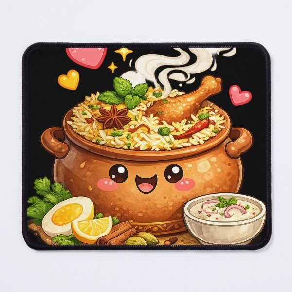 Item preview, Biryani | Indian Food Typography Design designed and sold by VasiArtLab.