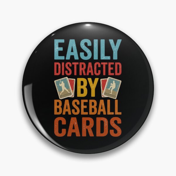 Item preview, Easily Distracted By Baseball Cards designed and sold by dudelinart.