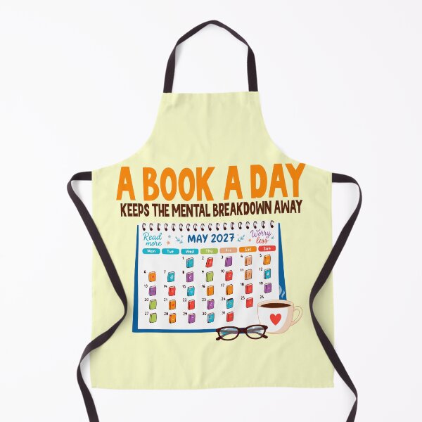 Item preview, A Book A Day Keeps The Mental Breakdown Away funny bookworm designed and sold by Colorfulman.
