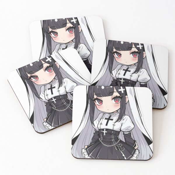Aperçu de l'œuvre Design chibi anime sombre et mignon créée et vendue par AnimDream .