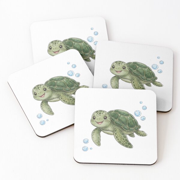 Item preview, tortuga marina con burbujas designed and sold by temptedd.