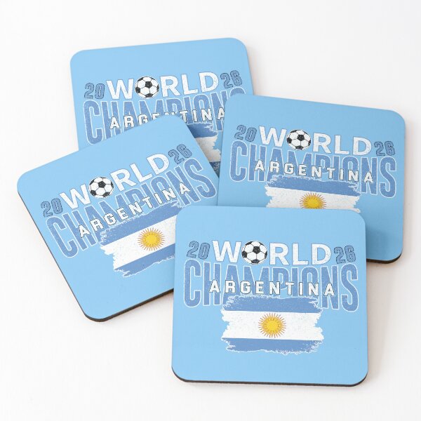 Item preview, Vintage World Soccer Champions 2026 Distressed Argentina Flag Football designed and sold by RockTheFeal.