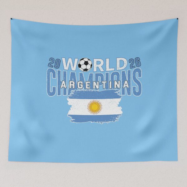 Item preview, Vintage World Soccer Champions 2026 Distressed Argentina Flag Football designed and sold by RockTheFeal.