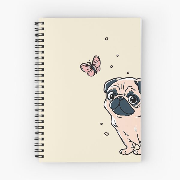 Item preview, Pug with butterfly designed and sold by Fran Fryberg.