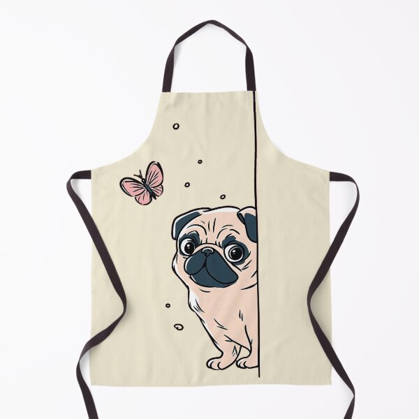 Item preview, Pug with butterfly designed and sold by Fran Fryberg.