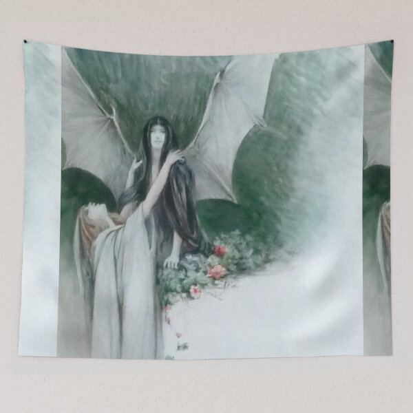 Item preview, Georges Clairin Chimere Portrait Sarah Bernhardt designed and sold by Vintage Designs +.