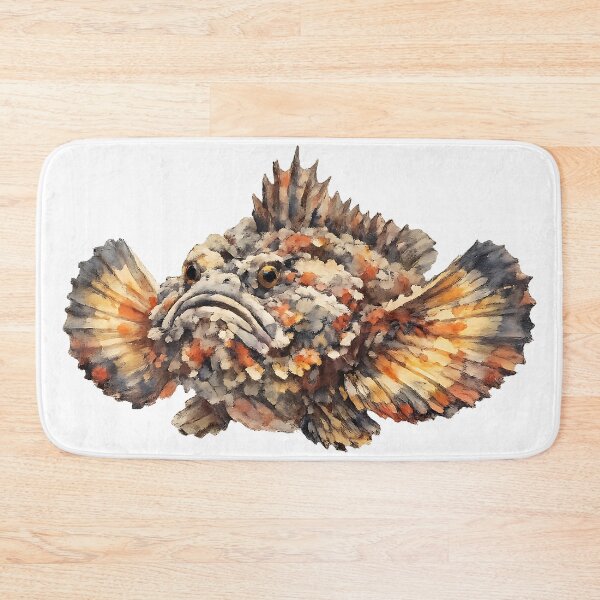 Item preview, Reef Stonefish Watercolour Illustration designed and sold by Jaruart.
