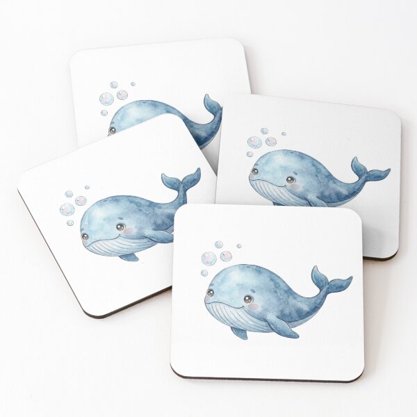 Item preview, whale with bubbles designed and sold by temptedd.