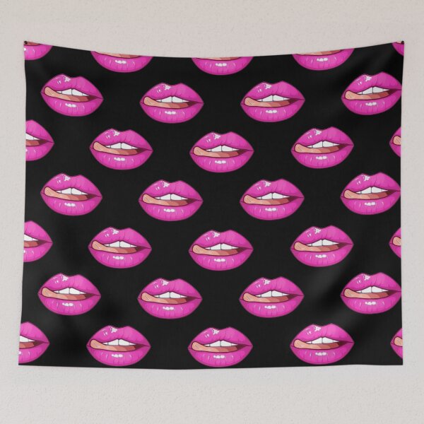 Item preview, Flirty Lick Lips Pattern designed and sold by calypso-designs.