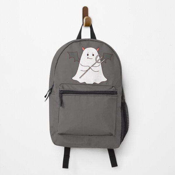 Item preview, Cute Devil Ghost with Pitchfork and Bat Wings Halloween Illustration designed and sold by Zmonz.