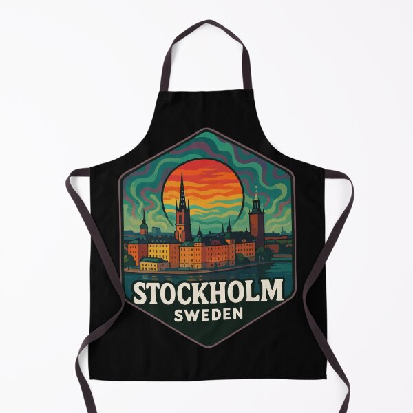 Item preview, Stockholm Sweden Trippy Travel designed and sold by TomFrontierArt.