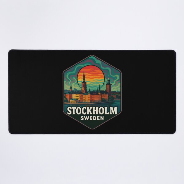 Item preview, Stockholm Sweden Trippy Travel designed and sold by TomFrontierArt.