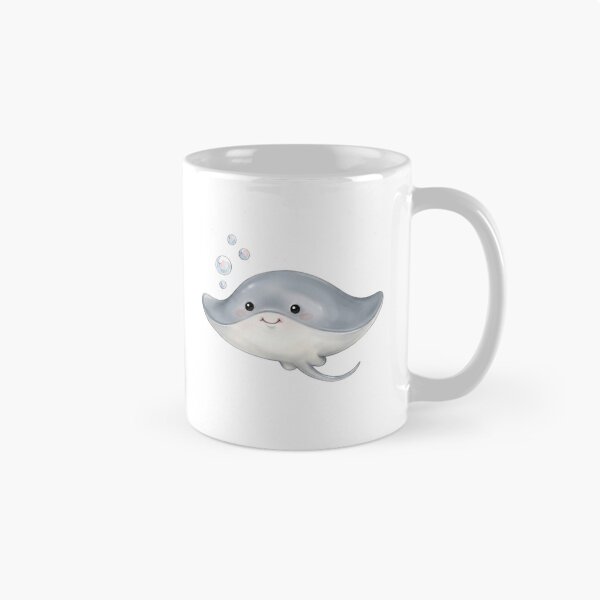 Item preview, stingray with bubbles designed and sold by haebalagii.