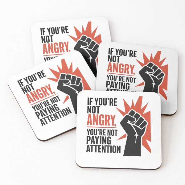 Item preview, If you’re not angry, you’re not paying attention  designed and sold by FemmeRageWithin.