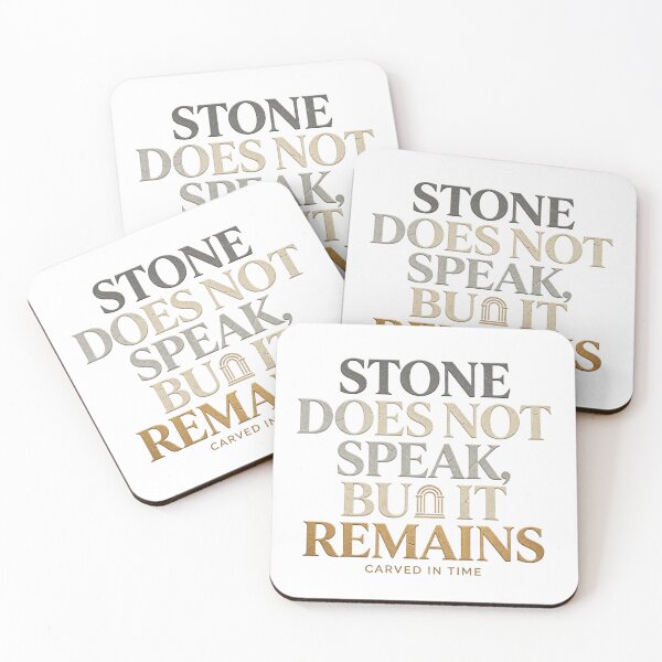 Item preview, STONE DOES NOT SPEAK, BUT IT REMAINS designed and sold by aolisakshop.