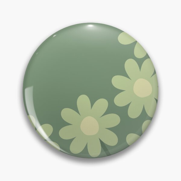 Item preview, Muted minimalist abstract floral illustration on dusty sage green backgroud designed and sold by 722u.