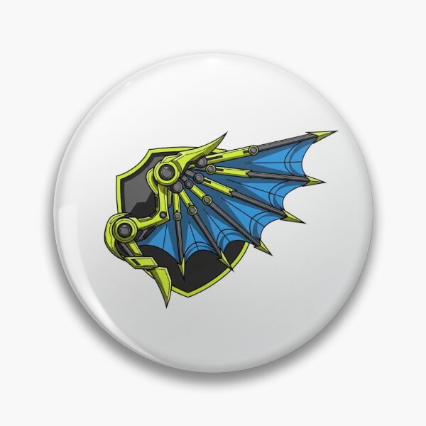 Item preview, Cyber Dragon Wing Emblem designed and sold by Dzblack.