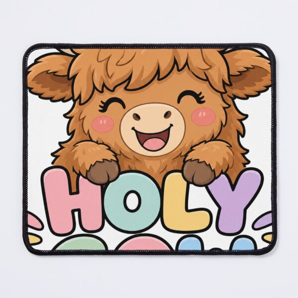 Item preview, Holy Cow Sweet Kawaii Highland Beef designed and sold by BoosterShop.
