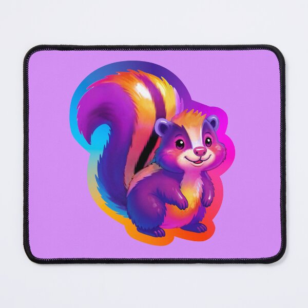 Item preview, Rainbow Skunk Sticker | Cute Neon Animal designed and sold by BeetleyBee.