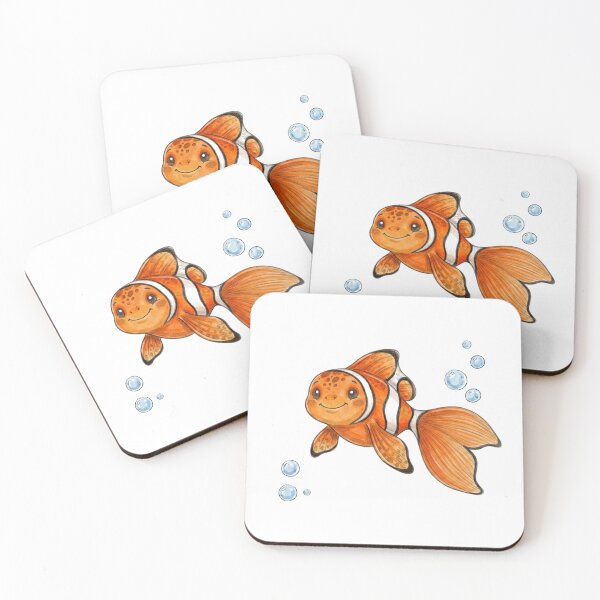 Item preview, clownfish with bubbles designed and sold by haebalagii.