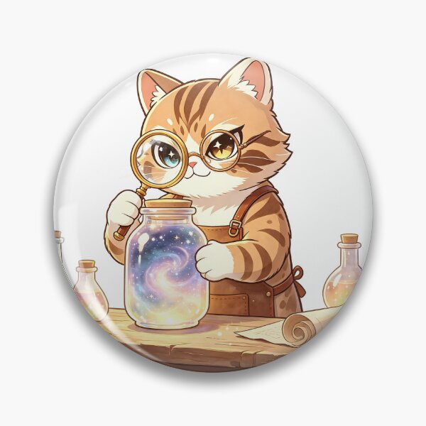 Item preview, The Stardust Alchemist - Magical Felis Nigripes Researcher designed and sold by ABYSSLAB.