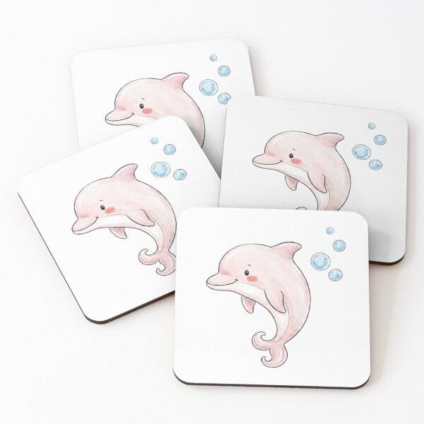 Item preview, dolphin with bubbles designed and sold by temptedd.