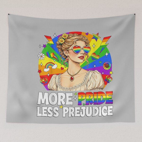 Item preview, More Pride Less Prejudice Pride Month LGBTQ Gay Lesbian_3 designed and sold by mjohnson9.