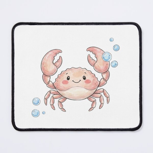Item preview, crab with bubbles designed and sold by haebalagii.