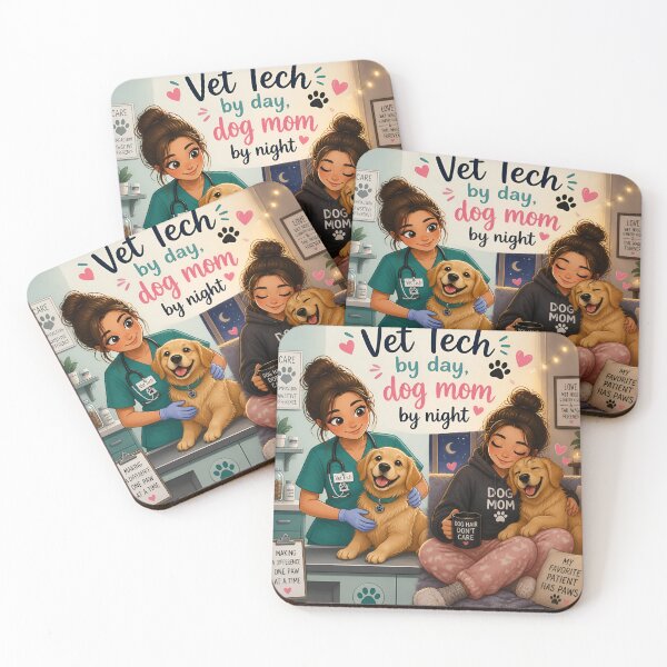 Item preview, Vet Tech by Day Dog Mom by Night — Funny Vet Tech Dog Mom Gift Shirt designed and sold by DoggyDayLove.